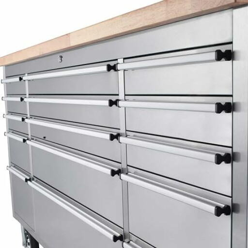 CT Copper Tailor 72-inch Rolling Tool Chest showcasing its storage capabilities