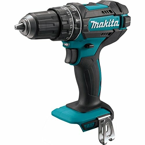Makita cordless drill with black and teal design