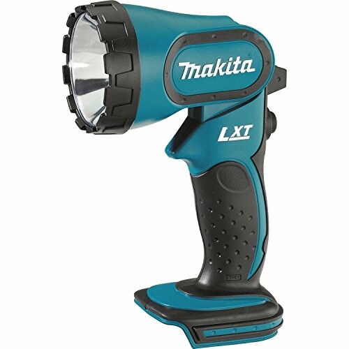 Makita cordless flashlight standing upright