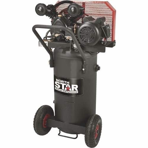 NorthStar portable air compressor with wheels