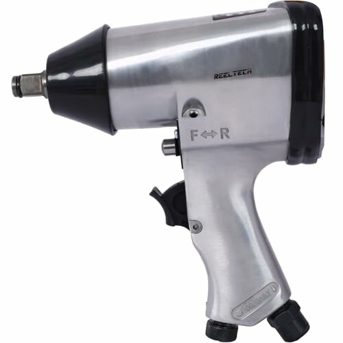 Pneumatic impact wrench side view