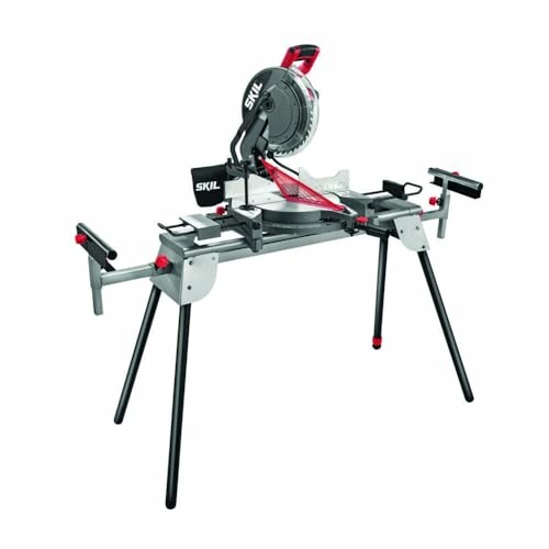 SKIL miter saw on a stand