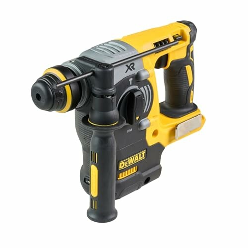 DeWalt cordless rotary hammer drill with handle.