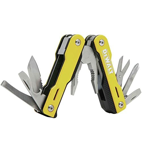 DeWalt multi-tool with various tools extended