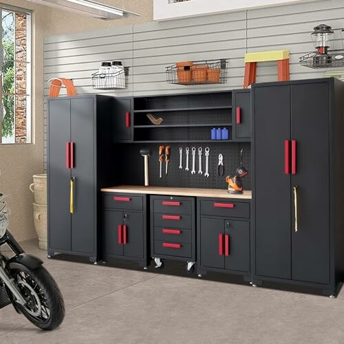 HPDMC Garage Storage Cabinet System