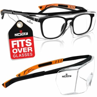 NoCry Safety Glasses Over Eyeglasses