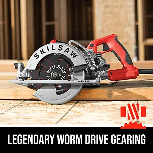 SKILSAW circular saw with legendary worm drive gearing